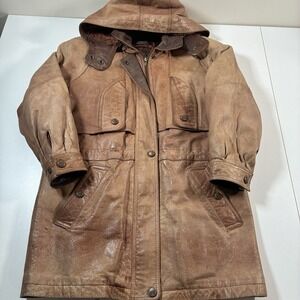 Vintage Wilson Adventure Bound Thinsulate Leather Bomber Flight Jacket Small